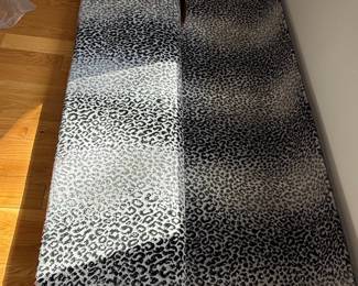 Leopard Print Gradient Area Rug