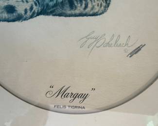 Guy Cohleach "Margay" and "Ocelot" Lithographs (Set of 2)