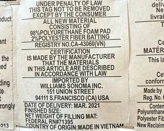 Jofran Global Archive Hogan Ottoman