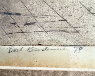 Figurative Etching, Artist Signed and Numbered