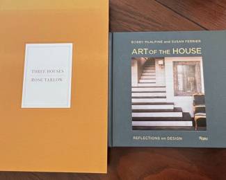 Collection of Interior Design Books by Ray Booth, James Farmer, Suzanne Kasler, and Bobby McAlpine