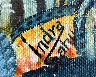 Rajasthani Women with Yarn Painting Style