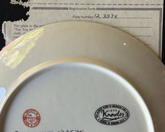 The Toy Maker Rockwell Heritage Collection Plate