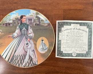 The Country Walking Dress Collector's Plate