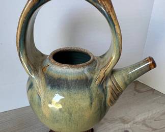 Studio Pottery Teapot with Handle