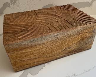 Carved Wooden Box