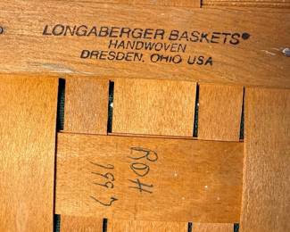 Longaberger 1996 Horizon of Hope Basket with Liner