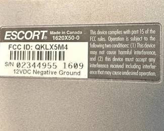 Escort Passport 8500 X50 M4 Radar Detector