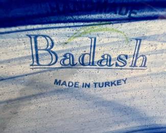 Badash Hand Blown Swirl Art Glass Bowl