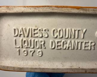1979 Jim Beam Daviess County 61st National Convention Cowboy Liquor Decanter