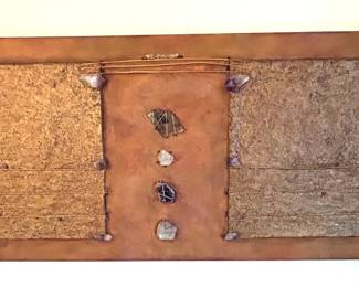 Linda McCarrey Amethyst Wall Art 28x76 Mixed Media $695
