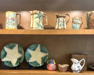 Etruscan Majolica  Pottery from Portugal  Prices Vary $10 - $25