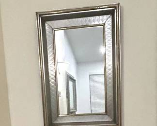 Silver Tone Mirror $75