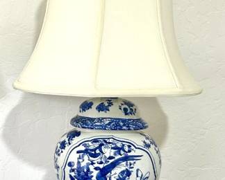 Frederick Cooper Lamp Blue & White $115