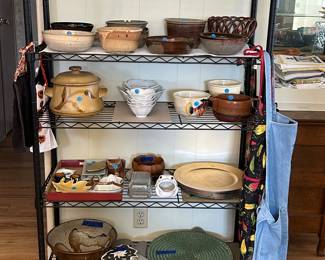 kitchen pottery & misc.
