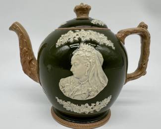 Copeland Spode Queen Victoria 1897 Diamond Jubilee commemorative teapot