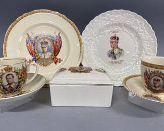 Edward VIII Staffordshire coronation china
