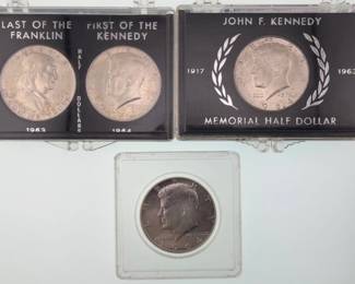 Silver half dollars - 1963-64