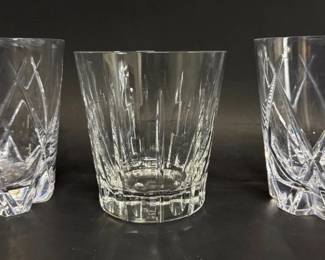 Faberge, William Yeoward rocks glasses