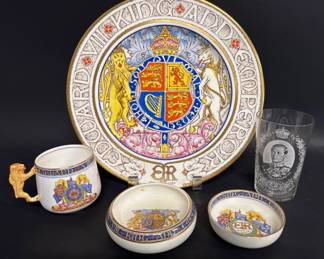 Staffordshire Edward VIII coronation china