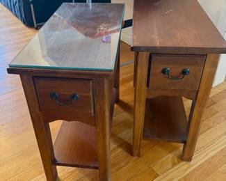 Wood Slender End Tables