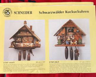 Schneider Schwarzwälder Kuckucksuhren Clock