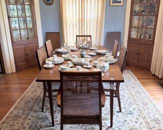 Foster McDavid Dining Table and 8 Chairs