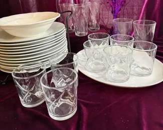 Get Ready For Your Next Party Featuring Libbey Diamond Optic Glasses And More