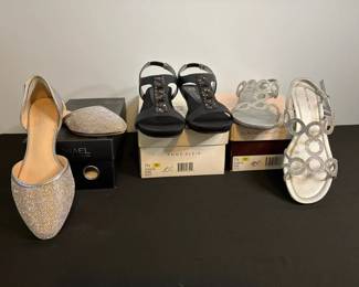 Three Pair Womens Dressy Shoes