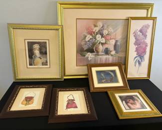 Feminine Subjects In Art Flowers, Purses  Angels