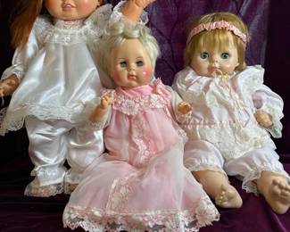 Trio Of Vintage Baby Dolls Mystery Lot