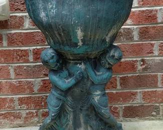 Concrete Yard Art  Bird Bath