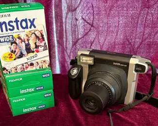 Fuji Film Instax Wide 300 Camera And 5 Film Packs