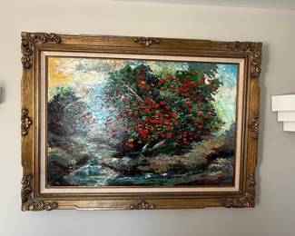 Impressionist Floral Oil Painting by Richard Harrison