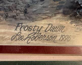Lee Roberson "Frosty Dawn" Print