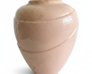 Large Pink Haeger Ceramic Planter Pot