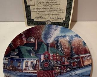 Bradford Exchange "Mountain Hideaway" Collector Plate by Kirk Randle