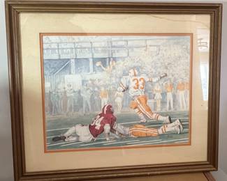 Alexander Dumas Watercolor Painting "Third Saturday in October"