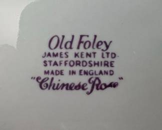 Old Foley James Kent Ltd. "Chinese Rose" Teapot