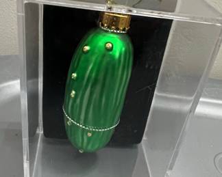Glass Pickle Ornament