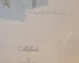 Douglas Van Howd "Mallards" Lithograph
