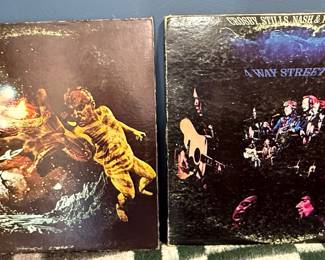 Santana III and Crosby, Stills, Nash & Young "4 Way Street" Vinyl Records