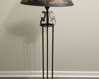 Frederick Cooper Style Parrot Motif Floor Lamp