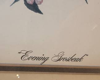 Guy Coheleach "Evening Grosbeak" Print
