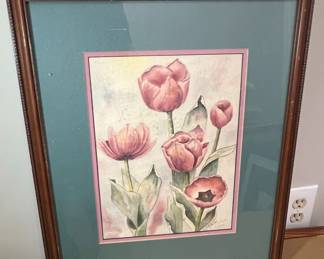 N. DePorter "Lily" and "Tulip" Limited Edition Prints