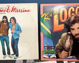 Loggins & Messina "The Best of Loggins & Messina Friends" and Kenny Loggins "High Adventure" Vinyl Records