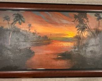 Ron Williams Tropical Landscape Painting