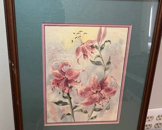 N. DePorter "Lily" and "Tulip" Limited Edition Prints