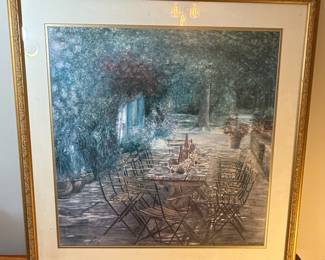 Piet Bekaert "Garden Terrace" Print