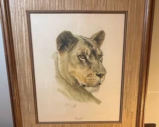 Guy Cohleach "Lioness Head" Print